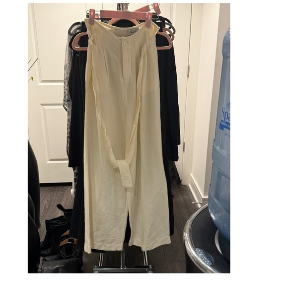 Rails - Jess Linen Pant w/pockets & buttons - Cream - Size Small (US 2-4) - Picture 14 of 16